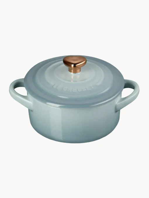 Ollas|Ollas>LE CREUSET Cazuela pequeña Mini Cocotte Verde menta, dorado