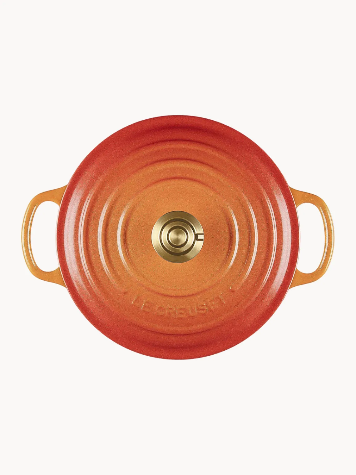 Sale Cazuela redonda de hierro fundido Flamme Dorée, tamaños diferentes Ollas|Ollas