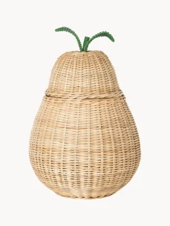 Decoración Infantil|Cestas Y Cajas>Ferm Living Kids Cesta artesanal de ratán Pear