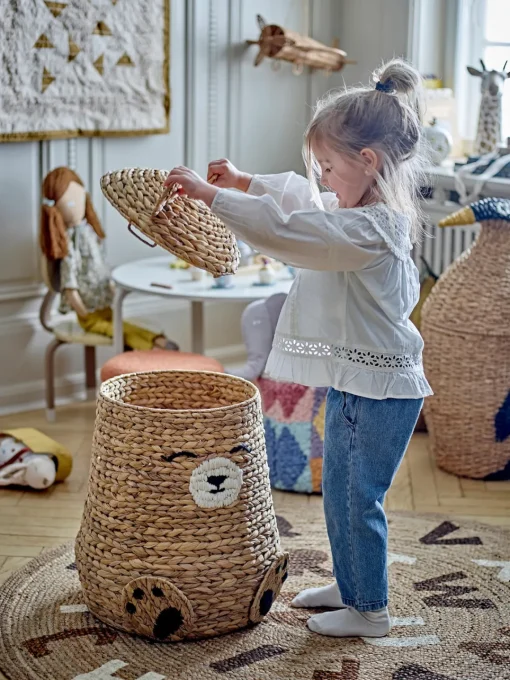 New Cesta con tapa Timone Niños Decoración Infantil|Cestas Y Cajas