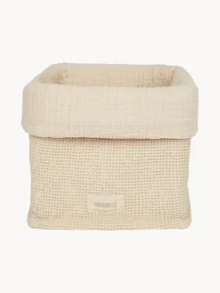 Accesorios Para Cambiadores|Decoración Infantil></noscript>Nobodinoz Cesta de algodón ecológico Wabi Sabi Beige claro