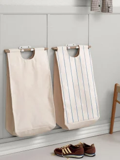 Cestos De La Ropa|Jarrones></noscript>ReCollector Cesta de lavandería de pared BagUp Beige claro, azul