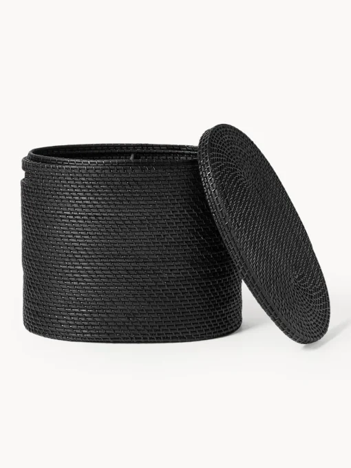 Cestos De La Ropa|Jarrones>Westwing Collection Cesta de ropa con tapa Lurdes Negro