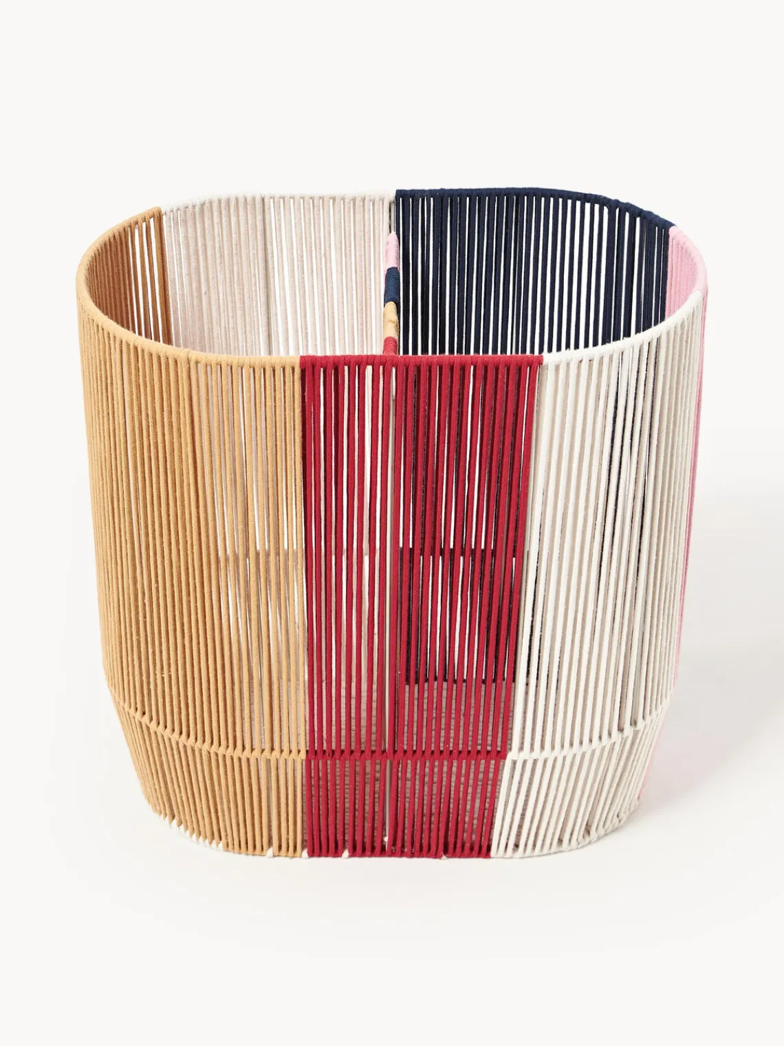 Clearance Cesta de ropa doble artesanal de cuerda Gabe Cestos De La Ropa|Jarrones