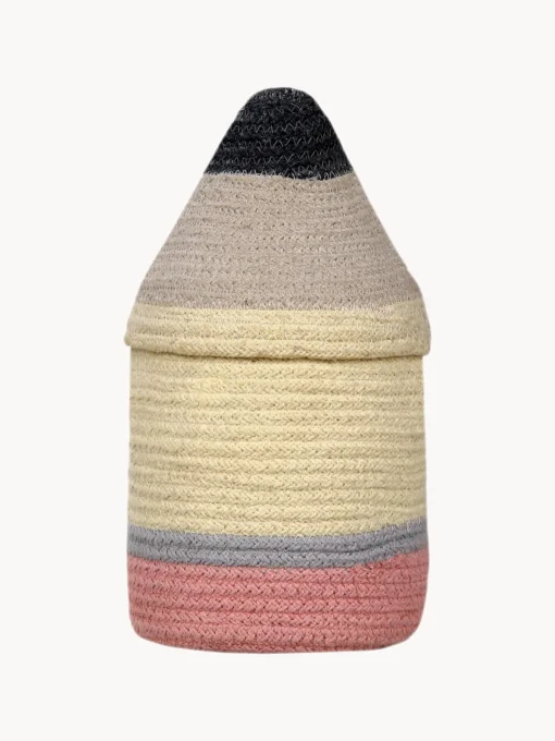 Online Cesta infantil artesanal Pencil, 30 cm Niños Decoración Infantil|Cestas Y Cajas