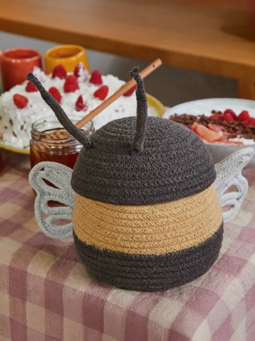 Decoración Infantil|Almacenaje Infantil>Lorena Canals Cesta infantil artesanal Baby Bee
