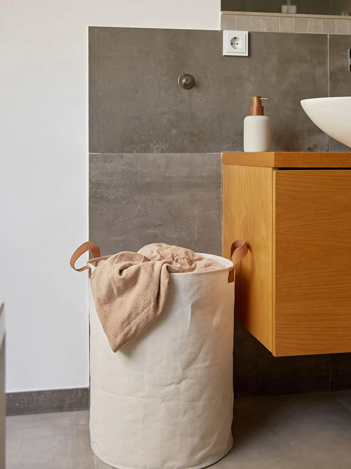 Cestos De La Ropa|Jarrones>Store It Cesta Premium Beige claro, marrón