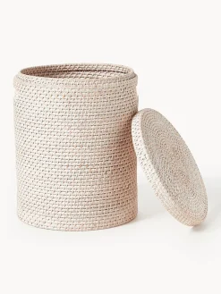 Cestos De La Ropa|Jarrones></noscript>Westwing Collection Cestas de ropa con tapa Lurdes, 2 uds. Beige claro