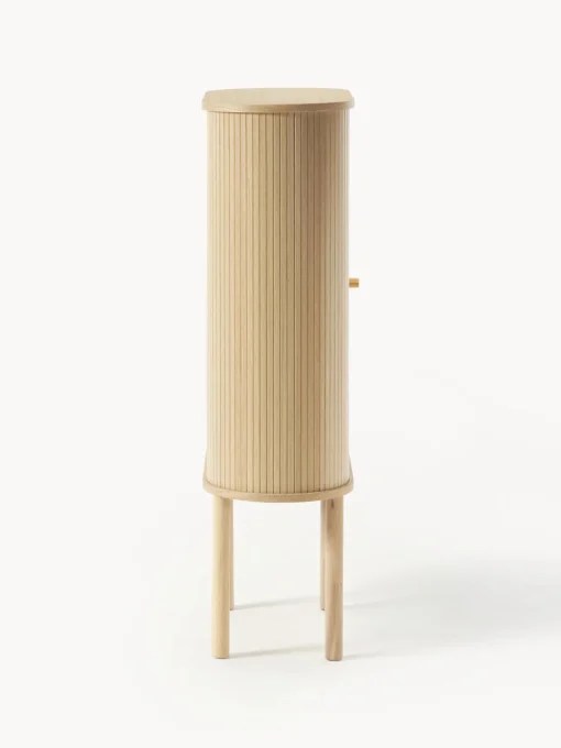 Sifonieres|Sifonieres>Westwing Collection Chiffonnier acanalado Calary Madera de roble
