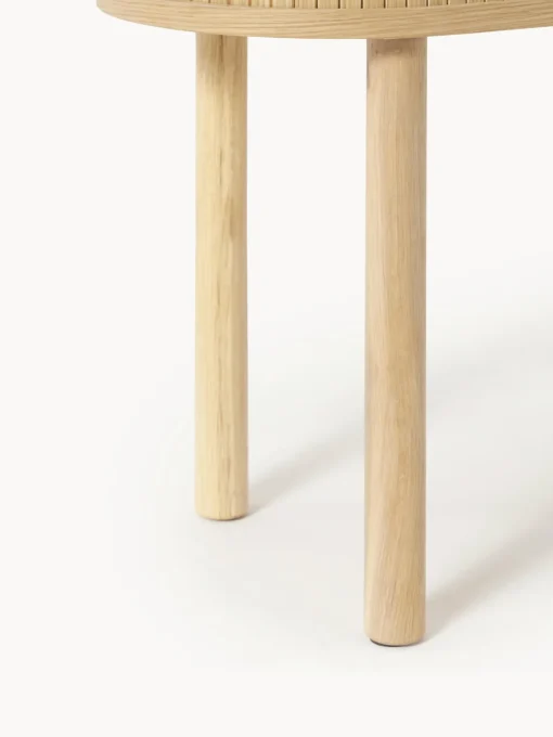 Sifonieres|Sifonieres>Westwing Collection Chiffonnier acanalado Calary Madera de roble