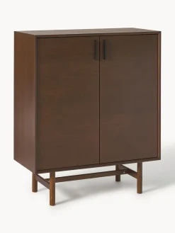 Sifonieres|Sifonieres>Westwing Collection Chiffonnier de madera de roble Diana Madera de roble oscura