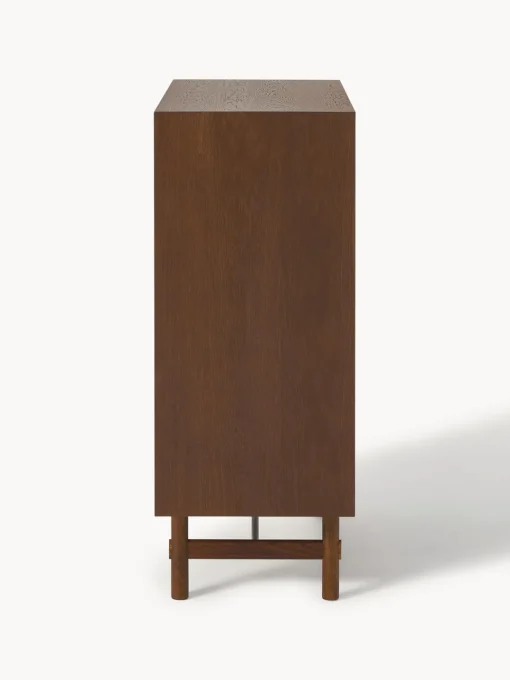 Sifonieres|Sifonieres>Westwing Collection Chiffonnier de madera de roble Diana Madera de roble oscura