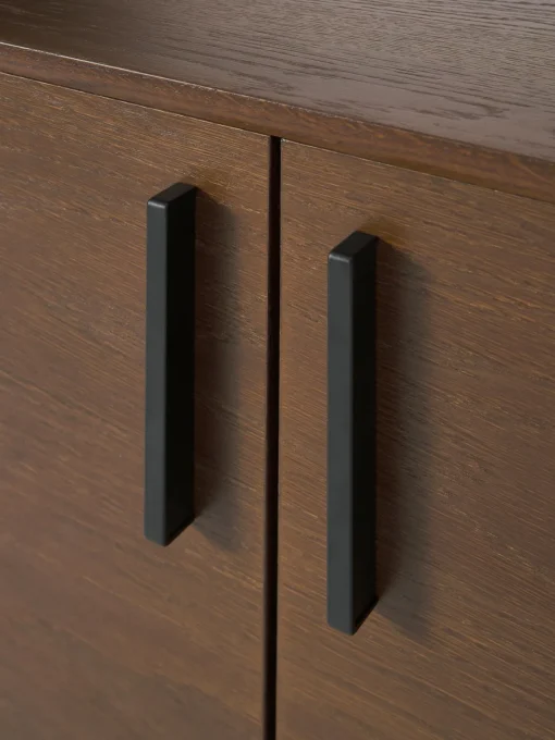 Sifonieres|Sifonieres>Westwing Collection Chiffonnier de madera de roble Diana Madera de roble oscura