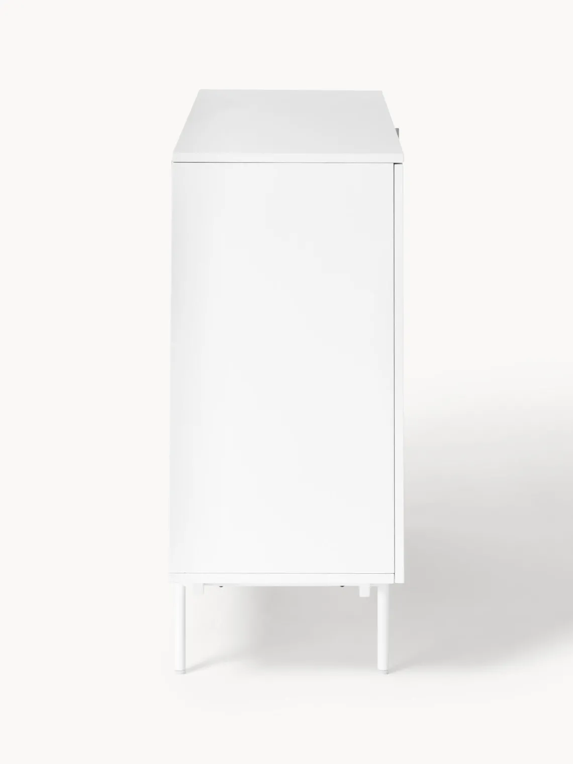 Sifonieres|Sifonieres>Westwing Collection Chiffonnier de madera Elona Blanco mate