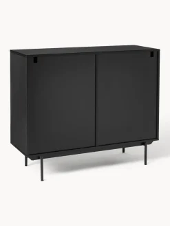 Sifonieres|Sifonieres></noscript>Westwing Collection Chiffonnier de madera Elona Negro mate