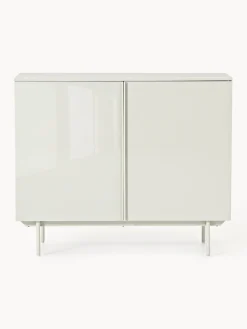 Sifonieres|Sifonieres></noscript>Westwing Collection Chiffonnier de madera Elona Beige claro brillante