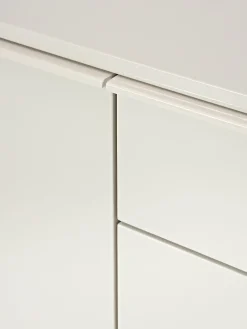 Sifonieres|Sifonieres></noscript>Westwing Collection Chiffonnier de madera Elona Beige claro brillante