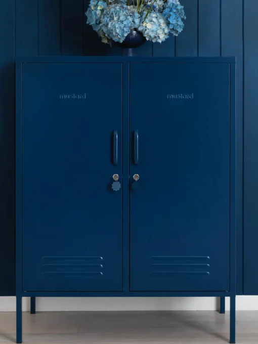 Armarios Infantiles|Sifonieres>Mustard Made Chiffonnier de metal The Midi Azul oscuro