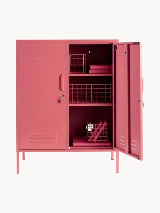 Armarios Infantiles|Sifonieres>Mustard Made Chiffonnier de metal The Midi Rosa palo