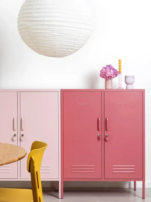 Armarios Infantiles|Sifonieres>Mustard Made Chiffonnier de metal The Midi Rosa palo