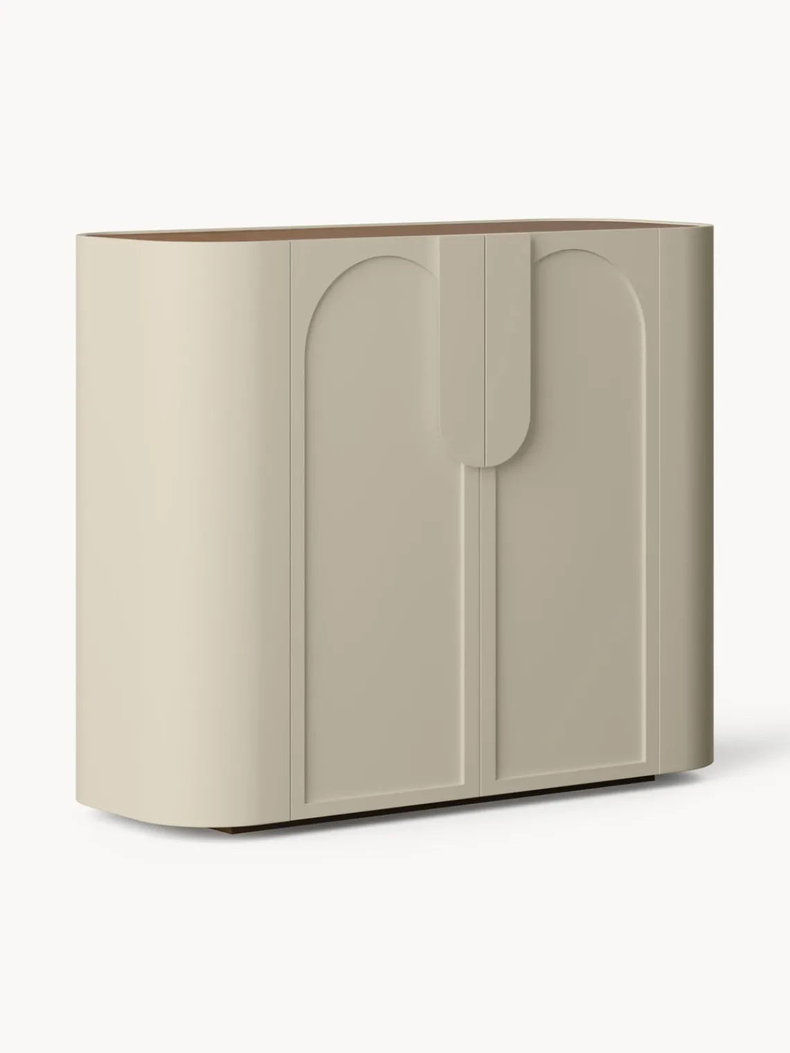 Sifonieres|Sifonieres>Westwing Collection Chiffonnier Jodie Beige claro, madera de fresno