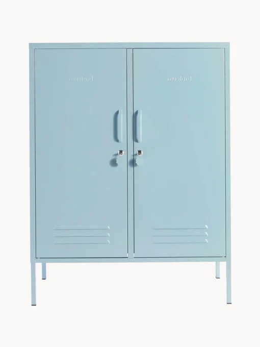 Armarios Infantiles|Sifonieres>Mustard Made Chiffonnier taquilla de metal The Midi Azul claro