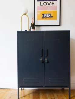 Armarios Infantiles|Sifonieres>Mustard Made Chiffonnier taquilla de metal The Midi Gris antracita
