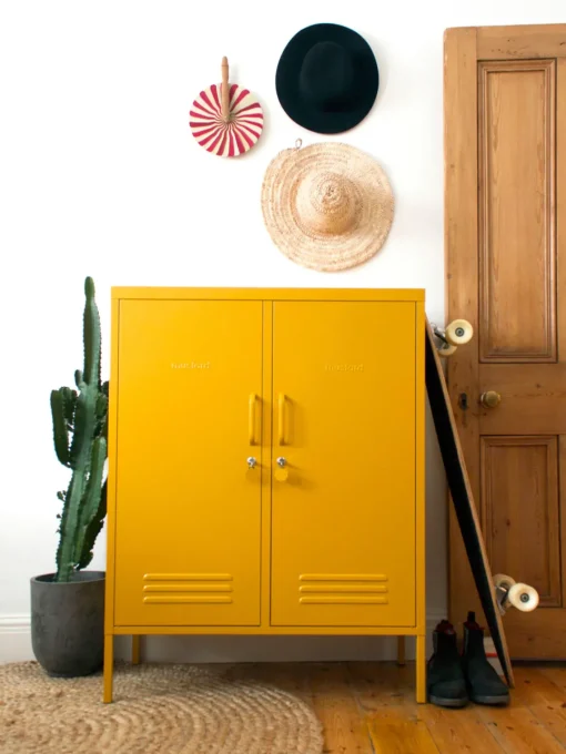 Armarios Infantiles|Sifonieres>Mustard Made Chiffonnier taquilla de metal The Midi Mostaza