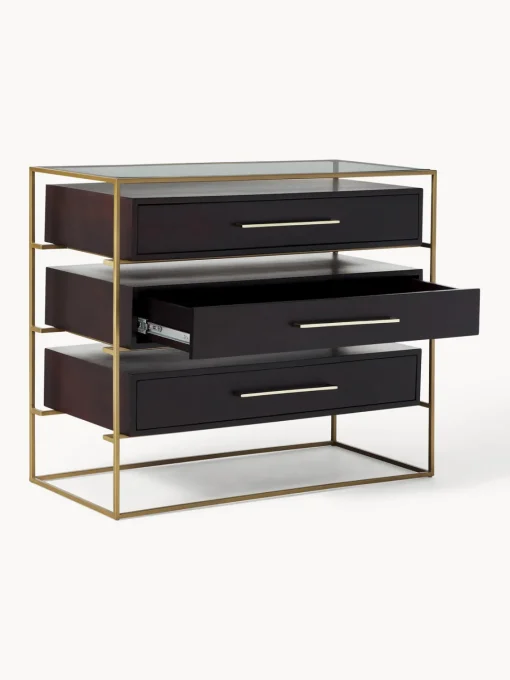 Cómoda de madera de mango Lyle Cómodas|Cómodas