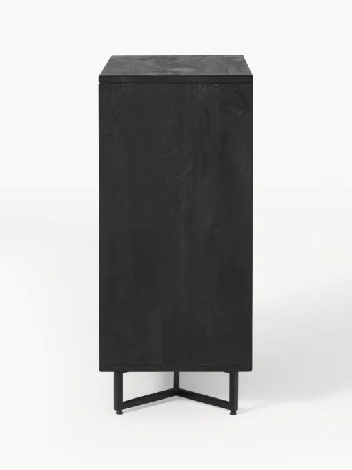 Cómodas|Cómodas>Westwing Collection Cómoda de madera de mango Luca Madera de mango pintado, negro