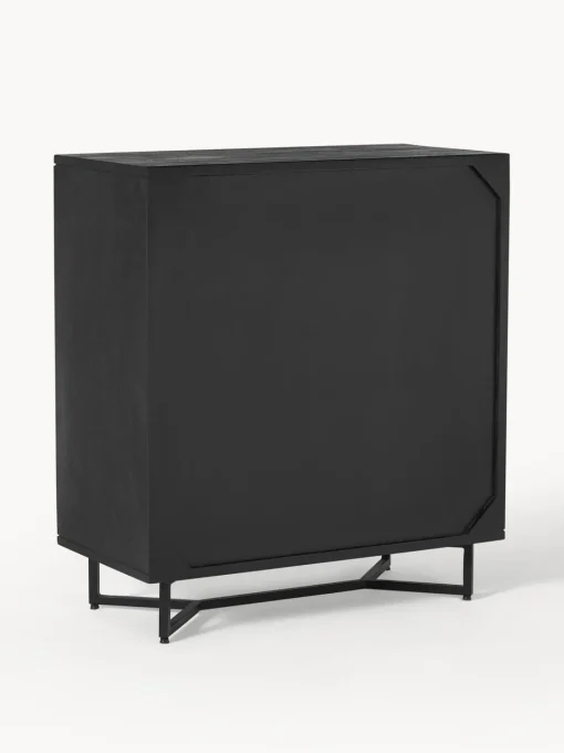 Cómodas|Cómodas>Westwing Collection Cómoda de madera de mango Luca Madera de mango pintado, negro