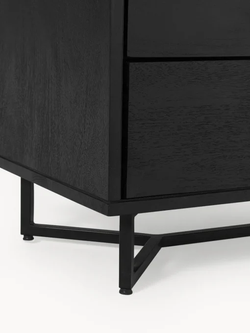 Cómodas|Cómodas>Westwing Collection Cómoda de madera de mango Luca Madera de mango pintado, negro