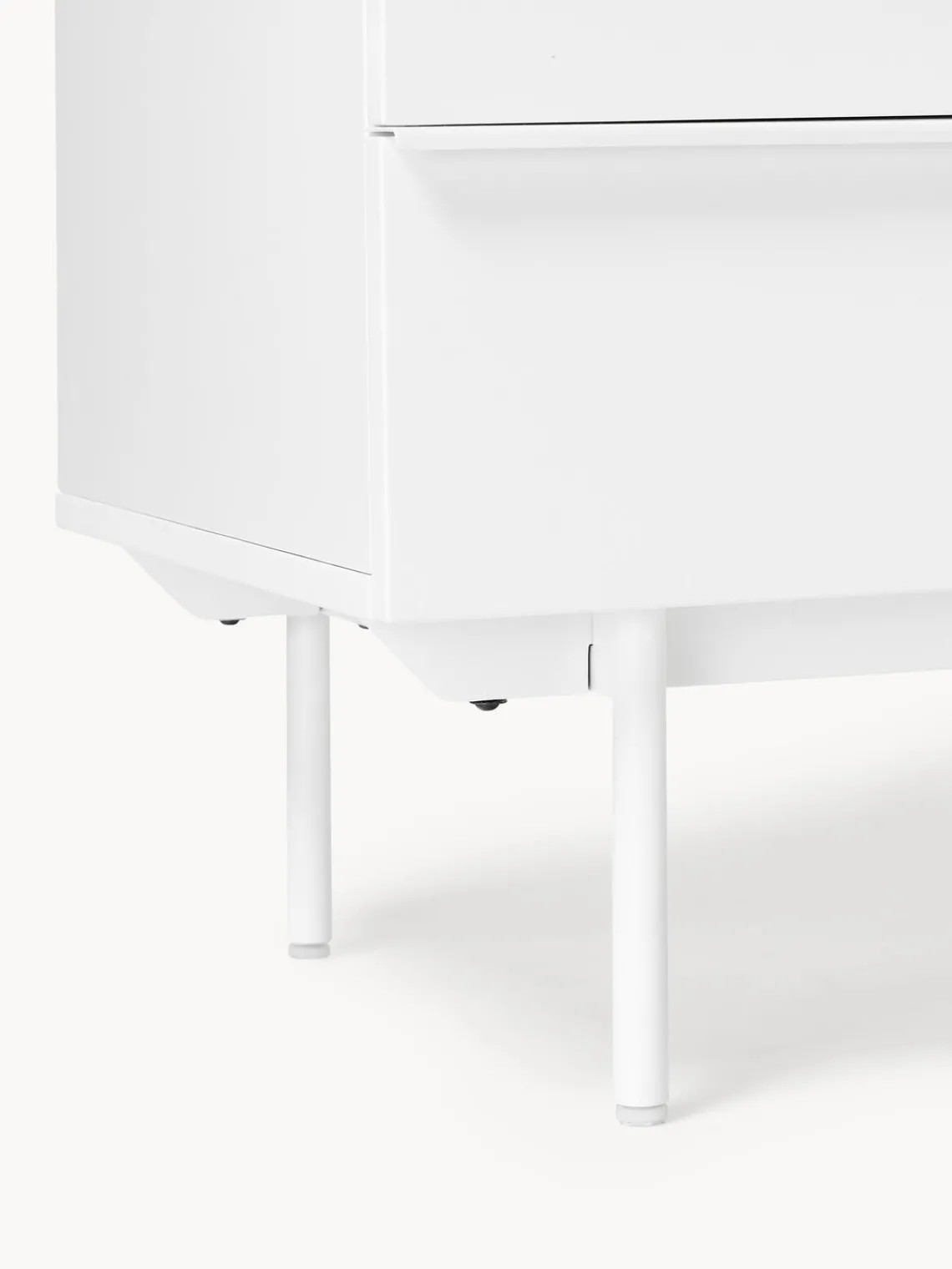 Cómodas|Cómodas>Westwing Collection Cómoda de madera Elona Blanco mate