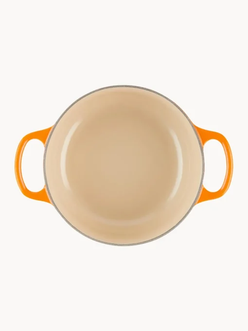 Ollas|Ollas>LE CREUSET Cocotte redondo de hierro fundido Signature Collection Tonos naranjas, plateado