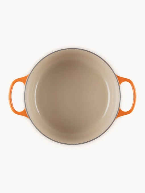 Ollas|Ollas>LE CREUSET Cocotte redondo de hierro fundido Signature Collection Tonos naranjas, plateado