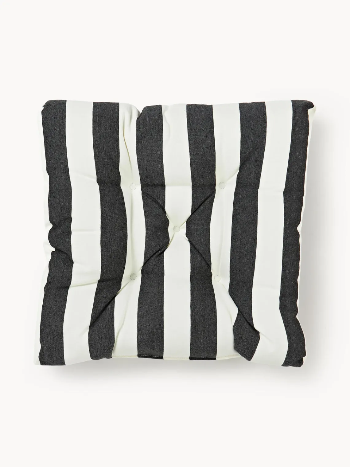 Mantas|Cojines Para Sillas>Westwing Collection Cojines de asiento para exterior Cosby, 2 uds. Blanco, negro