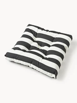 Mantas|Cojines Para Sillas>Westwing Collection Cojines de asiento para exterior Cosby, 2 uds. Blanco, negro