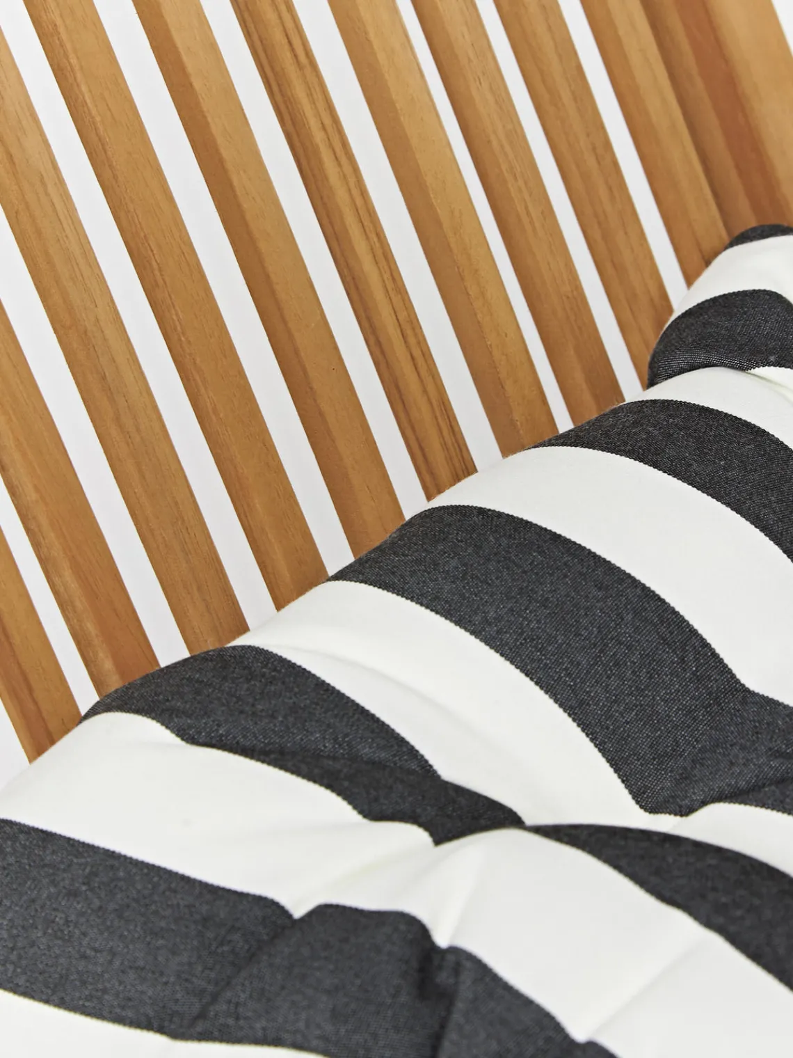 Mantas|Cojines Para Sillas>Westwing Collection Cojines de asiento para exterior Cosby, 2 uds. Blanco, negro