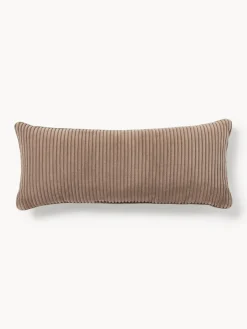 Hot Cojín alargado de pana Kylen Mantas|Cojines Decorativos
