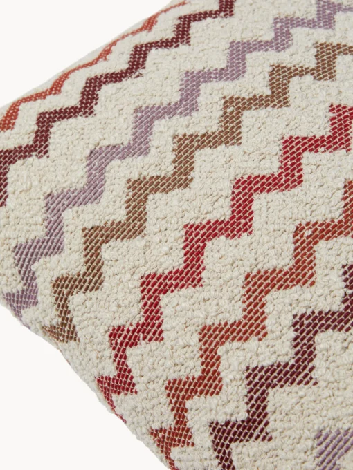 Cojines De Exterior|Cojines Decorativos>Missoni Cojín artesanal Capri Tonos rosas y rojos, blanco Off White