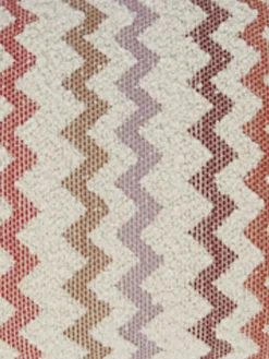 Cojines De Exterior|Cojines Decorativos></noscript>Missoni Cojín artesanal Capri Tonos rosas y rojos, blanco Off White