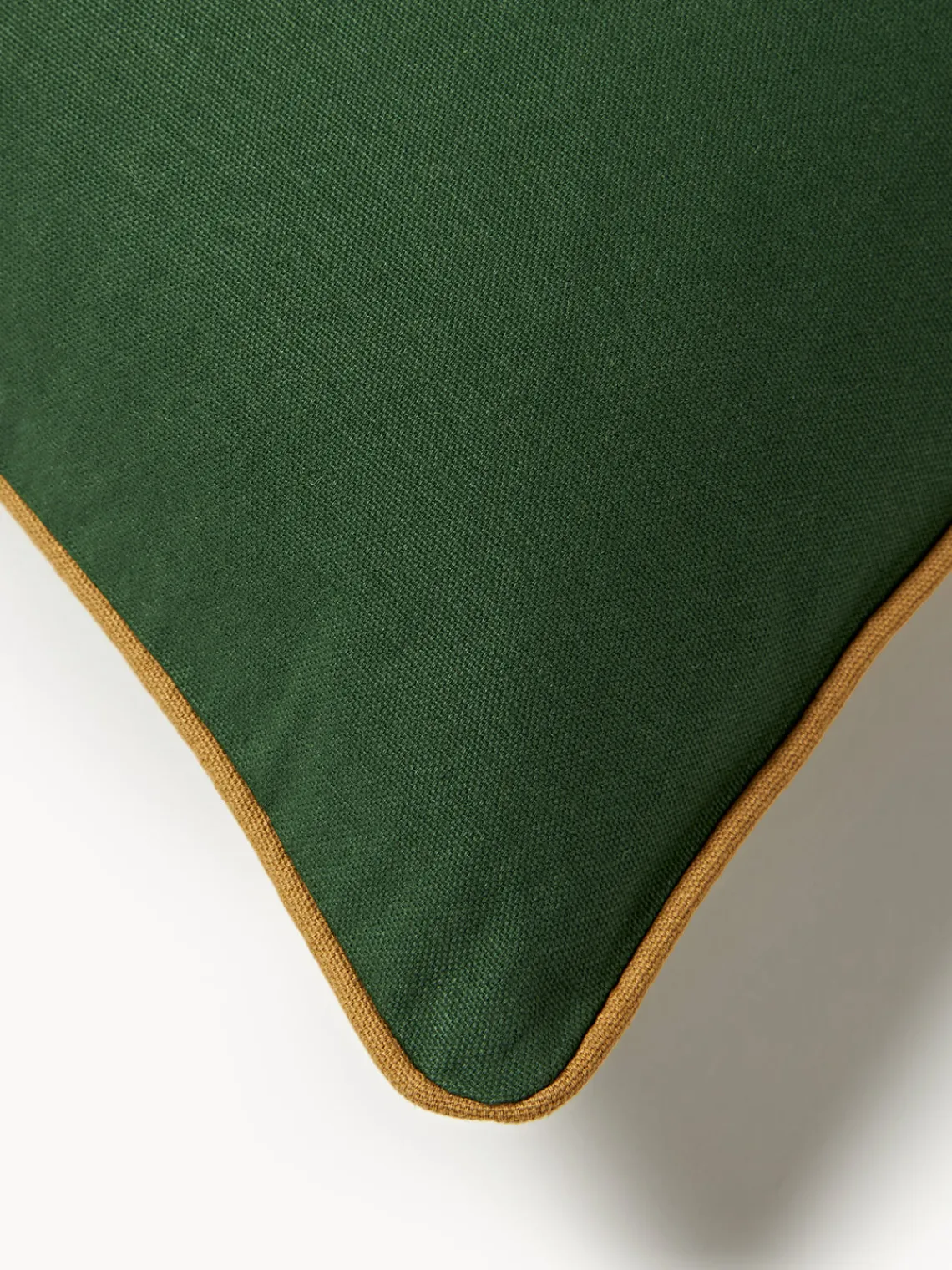 Mantas|Cojines Decorativos>Palais Cojín artesanal con decoración empenachada Cleo Verde oscuro, beige