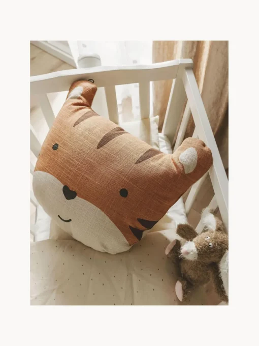 Decoración Infantil|Cojines Infantiles>benuta Cojín artesanal de algodón Savannah