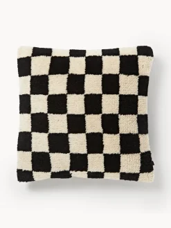 Clearance Cojín artesanal de lana Statement Cojines Decorativos|Mantas