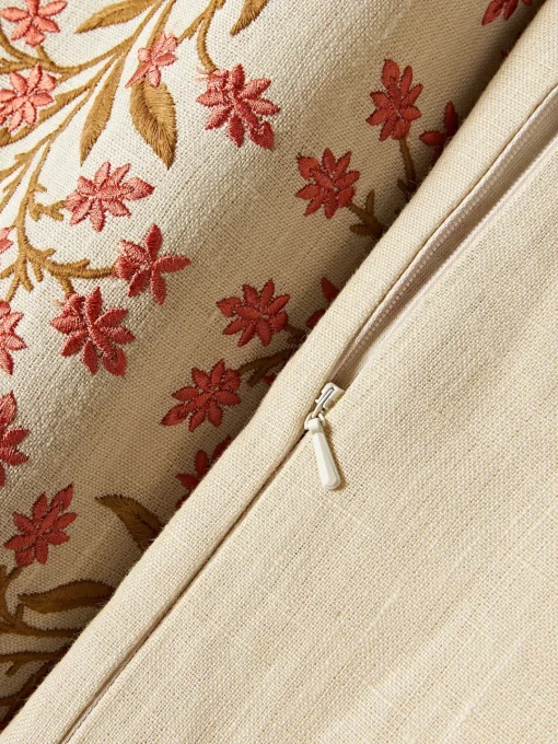 Cojines Decorativos|Mantas>Palais Cojín artesanal de lino con ribete Audrey