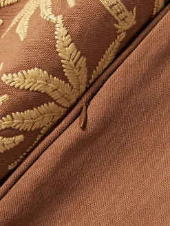 Cojines Decorativos|Mantas></noscript>Palais Cojín artesanal Laura Marrón, beige, rojo