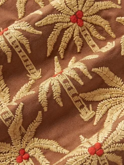 Cojines Decorativos|Mantas></noscript>Palais Cojín artesanal Laura Marrón, beige, rojo