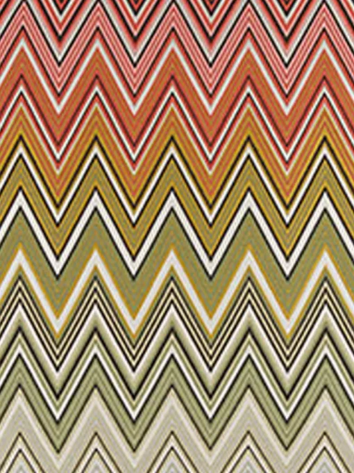 Cojines De Exterior|Cojines Decorativos>Missoni Cojín Birmingham Tonos verdes y rojos, blanco Off White