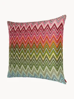 Cojines De Exterior|Cojines Decorativos></noscript>Missoni Cojín Birmingham Tonos verdes y rojos, blanco Off White
