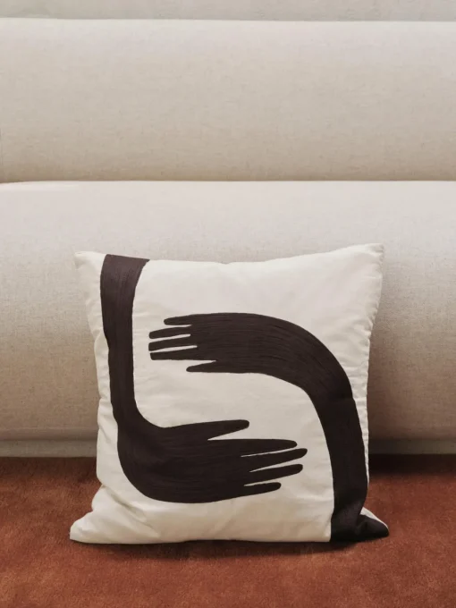 Cojines Decorativos|Cojines Decorativos>Ferm Living Cojín bordado a mano de algodón ecológico Pose